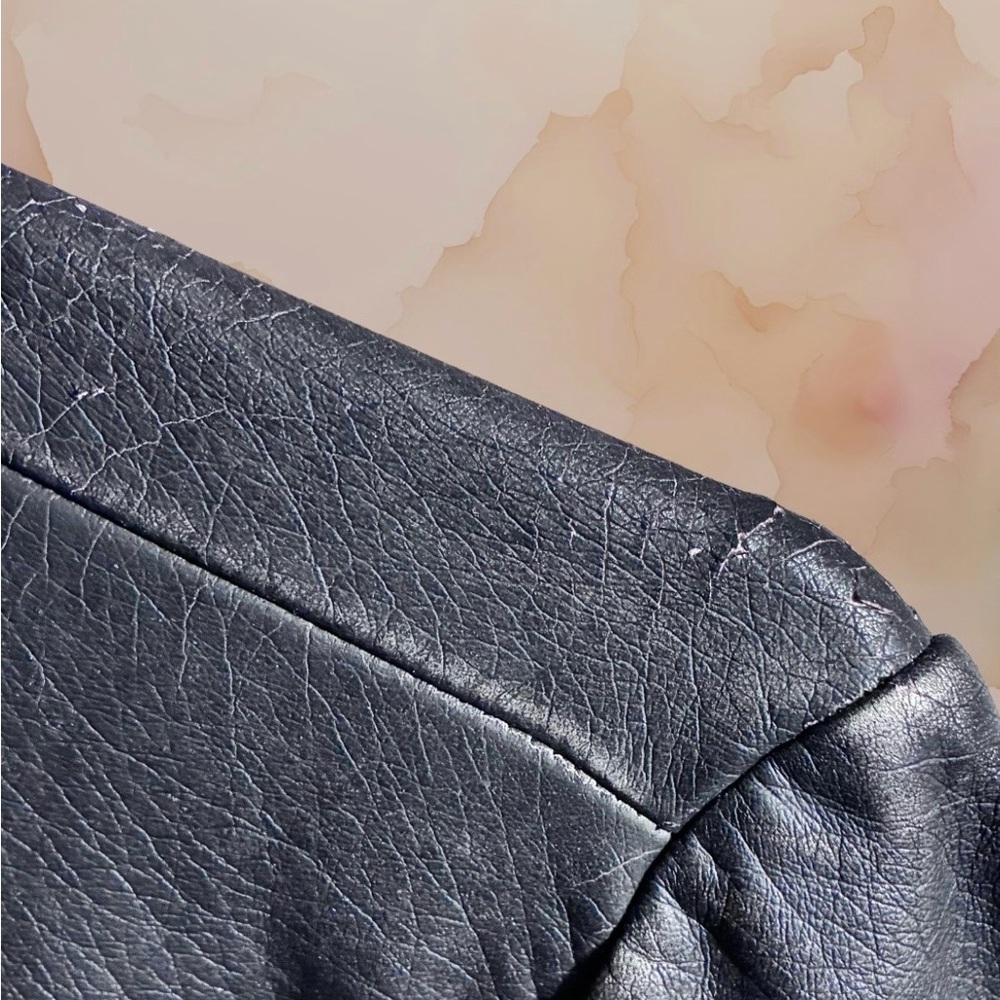 Susan Graver Leather Jacket - Picture 4 of 9